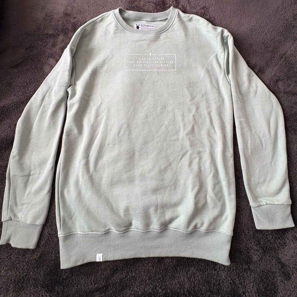 Dutch Bros Women's Sage Green Crewneck Sweatshirt